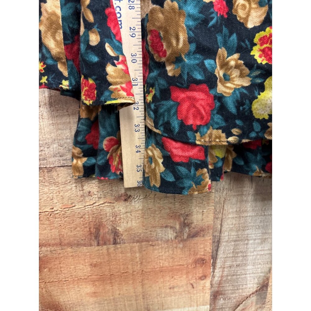 Floral Tiered Short-Sleeve Dress With Pockets Liang Jun Fashion Korea Co. Ltd - Picture 4 of 8